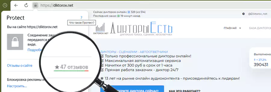 О сайте Дикторов Нет