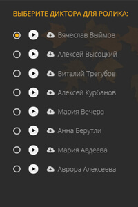 Запись аудиоролика - шаг 1
